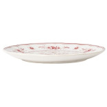 Lėkštė VILA White Red 21 cm