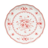 Lėkštė VILA White Red 17 cm