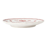 Lėkštė VILA White Red 17 cm