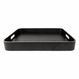 Padėklas AURA BLACK 45x36x6 cm