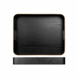 Padėklas AURA BLACK 45x36x6 cm