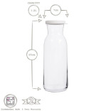 Ąsotis su dangčiu CARAFE 1,2 L