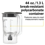 Plaktuvas Hamilton Beach 908®R, 1,3 L (HBB908R serijos)