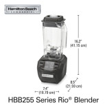 Plaktuvas Hamilton Beach RIO®, 1,4 L (HBB255 serijos)