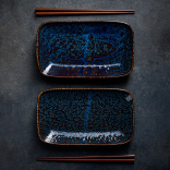 Lėkštė CASCADE SAPPHIRE BLUE 22x13 cm