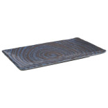 Padėklas plastikinis pilkas/mėlynas LOOPS 23,5 cm