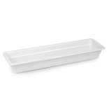 Indas plastikinis, baltas GN 2/4x65 mm