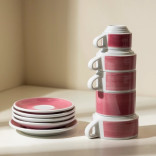 Lėkštutė DECO Pink Handpaint 14 cm