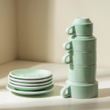 Puodelis DECO Celadon Green 60 ml