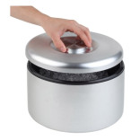 Kibirėlis ledukams, aliumininis, sidabro spalvos, APS, 6 l