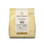 Baltojo šokolado diskai CALLEBAUT, 28%, 400 g