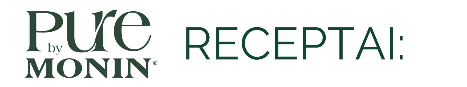 PURE receptai