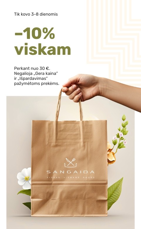 SANGAIDA akcija nuolaidos