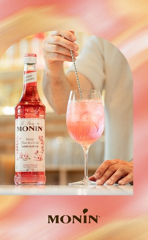 monin sirupai, gėrimų receptai