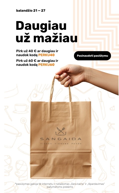 Sangaida akcija nuolaida